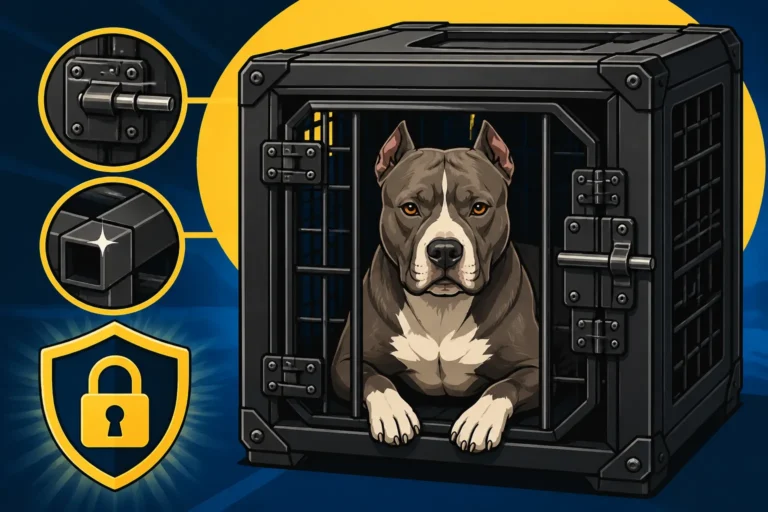The Crate a Pit Bull Cannot Break Out Of