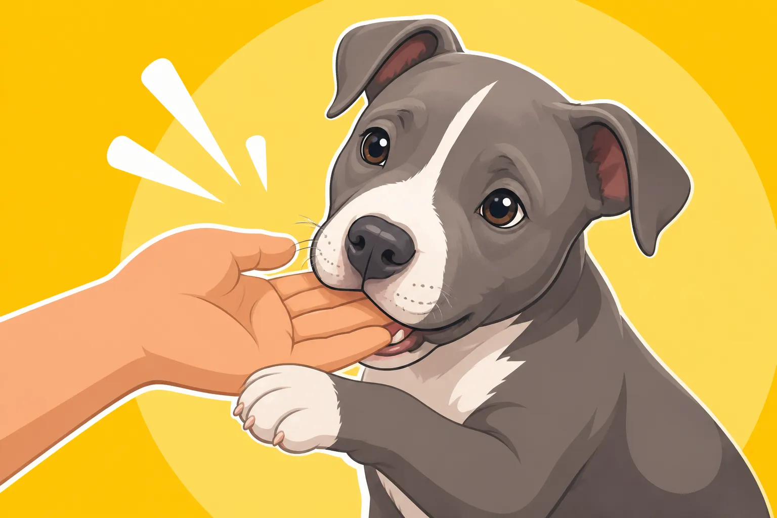 Teaching a Pit Bull Puppy a Soft Mouth
