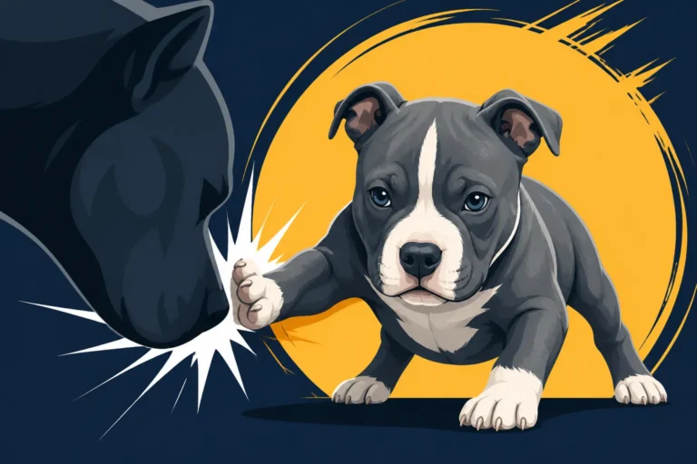 The Month a Pit Bull Starts Pushing Back