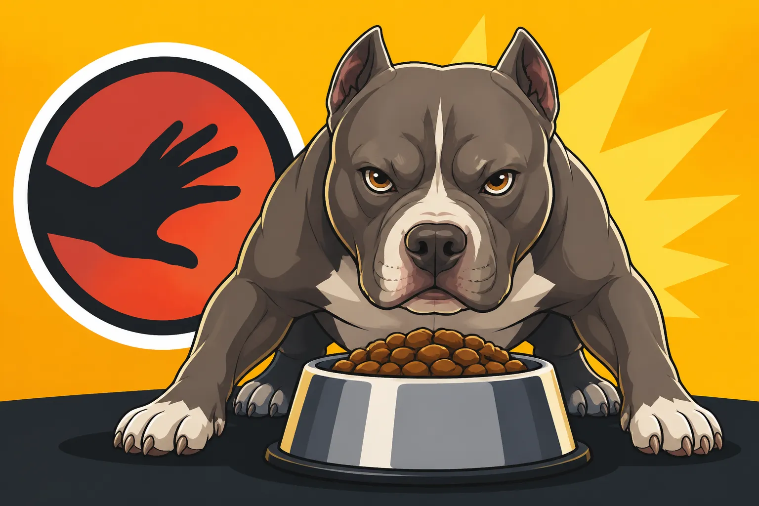 Pit Bull Food Bowl Guarding