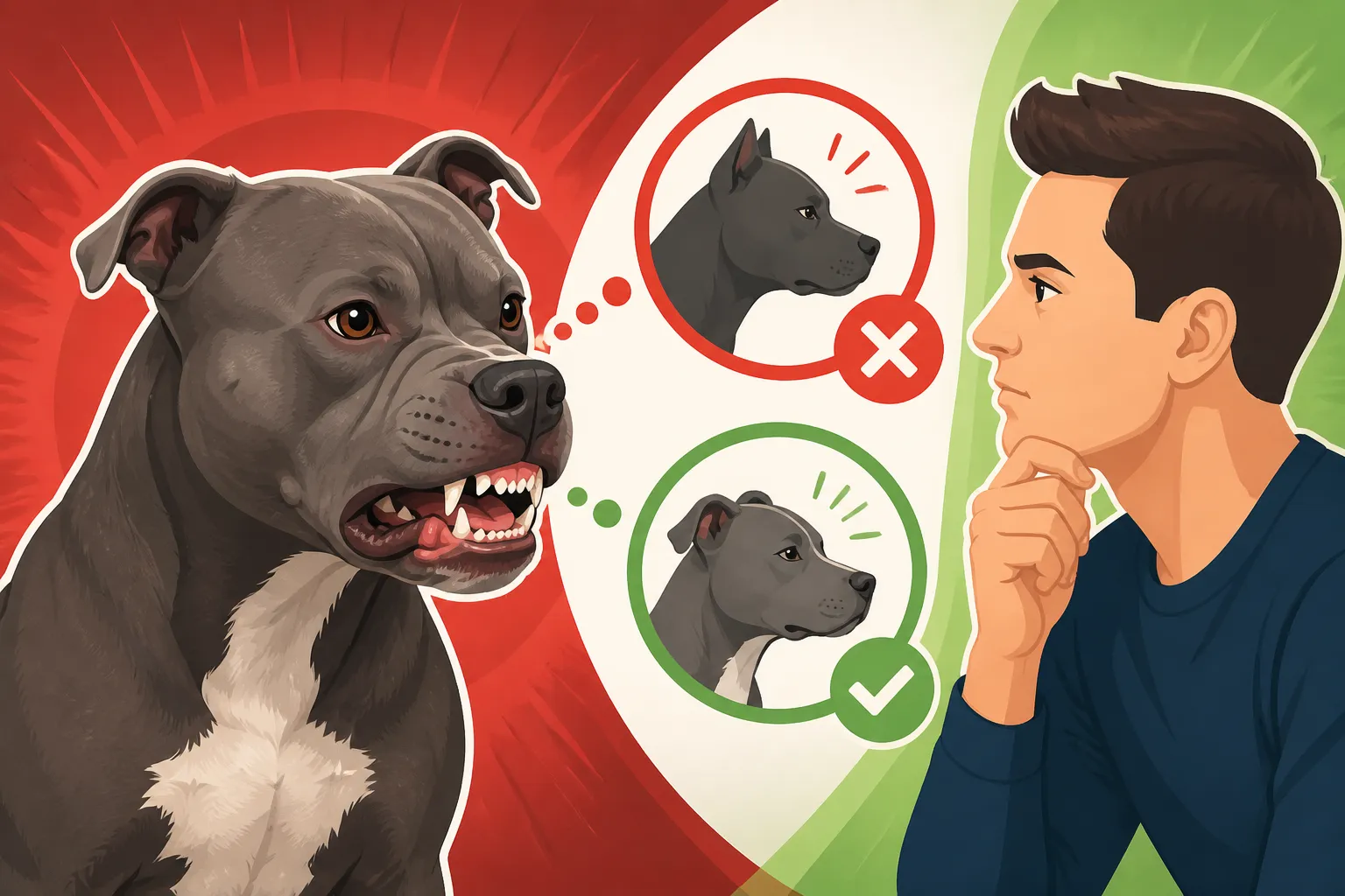 Reading a Pit Bull Growl Correctly
