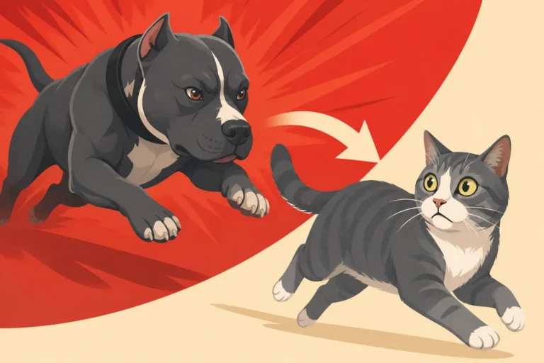 Pit Bull Prey Drive Toward Cats