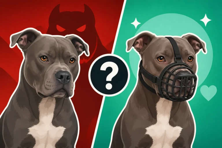 Whether a Muzzle Makes a Pit Bull Look Worse