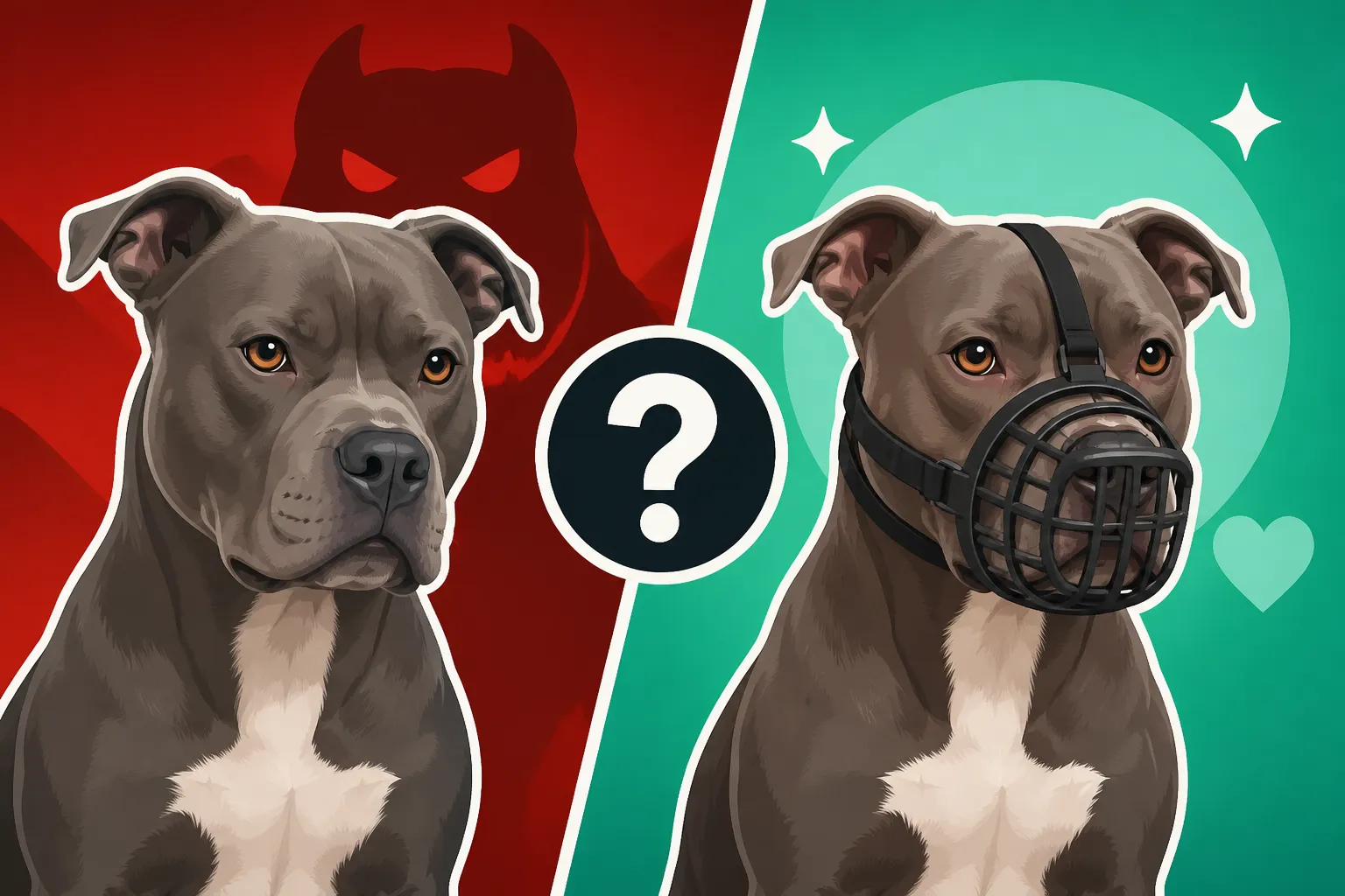 Whether a Muzzle Makes a Pit Bull Look Worse