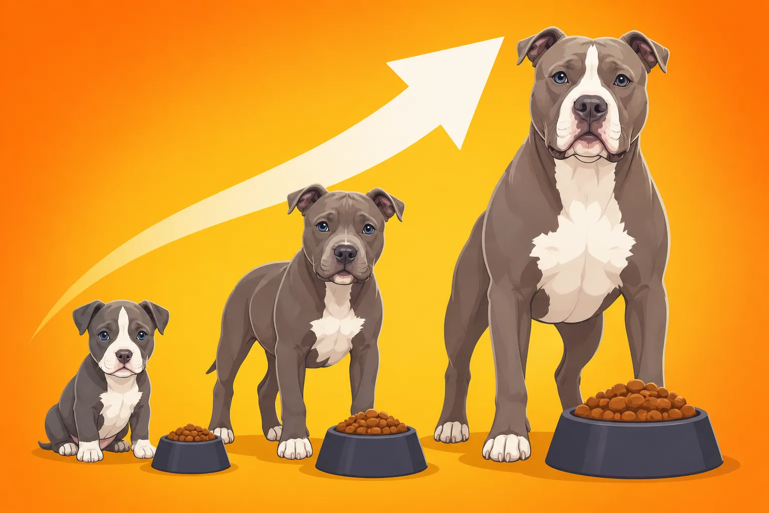 Feeding a Pit Bull Puppy to Fifty Pounds