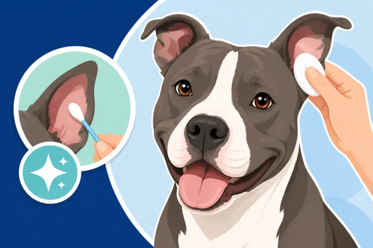 Pit Bull Ear Care and Cleaning