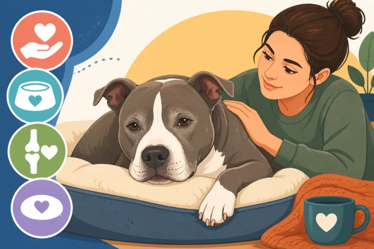 Caring for a Pit Bull That Has Slowed Down