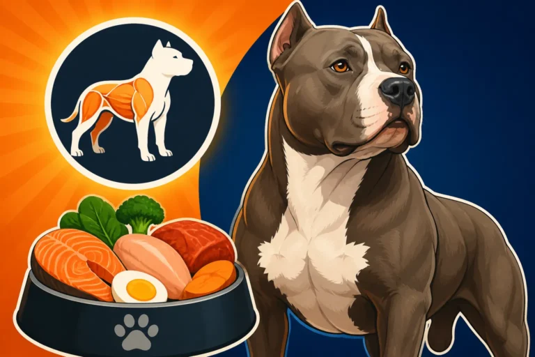 Feeding a Pit Bull for Lean Muscle