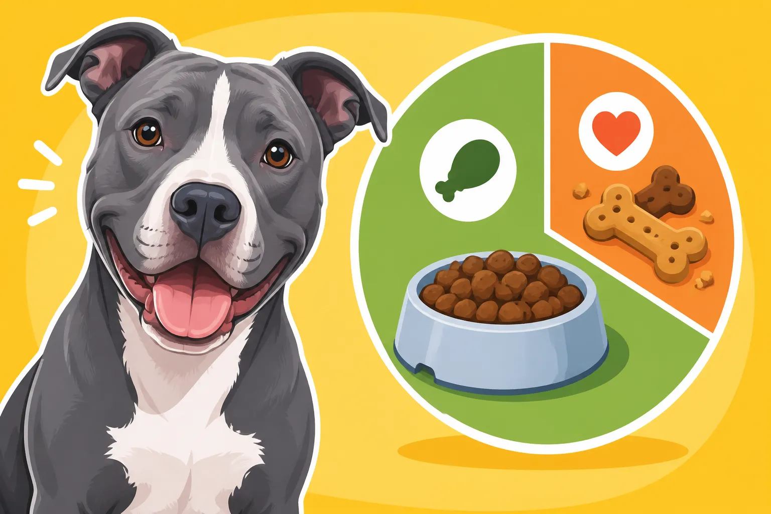 Where Treats Fit in a Pit Bull's Calories