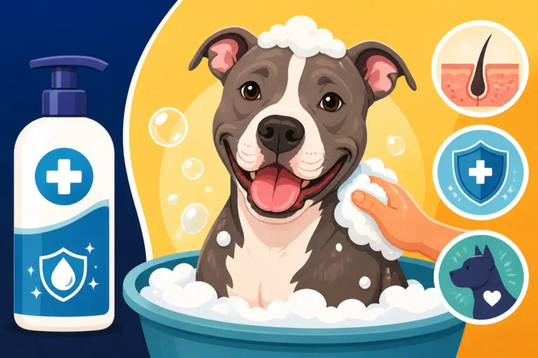 Medicated Shampoo Routines for a Pit Bull