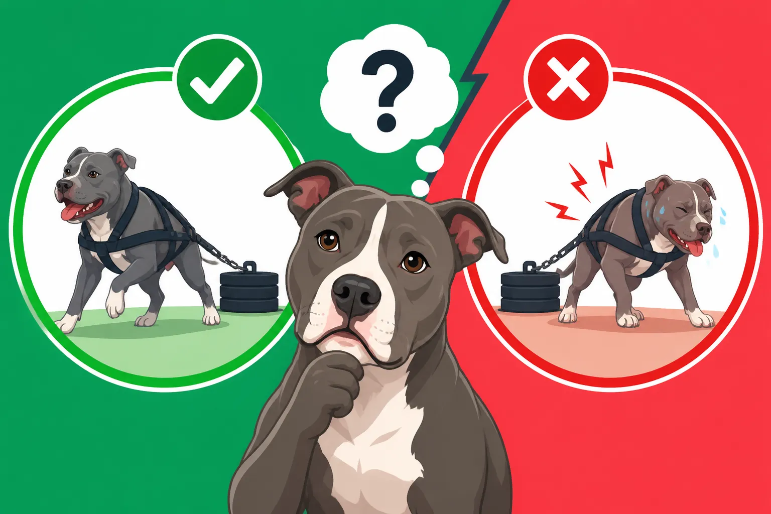Whether Weight Pull Suits a Pet Pit Bull