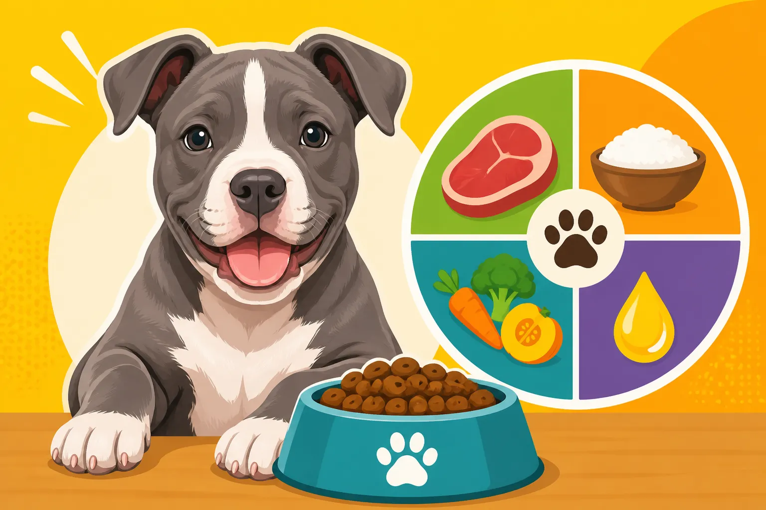 Getting a Pit Bull Puppy's Ration Right