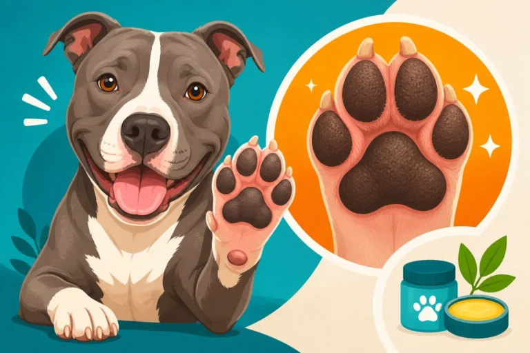 Pit Bull Paw and Pad Care
