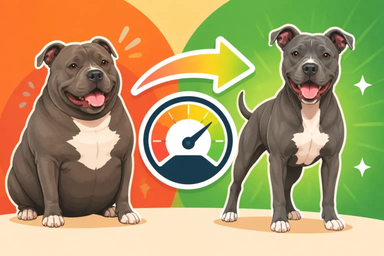 The Safe Rate for a Pit Bull to Slim Down