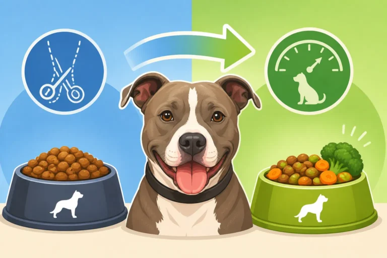 Adjusting Pit Bull Food After the Neuter