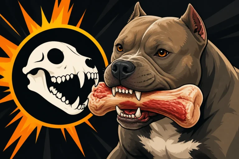 Raw Bones and a Pit Bull's Jaw Strength
