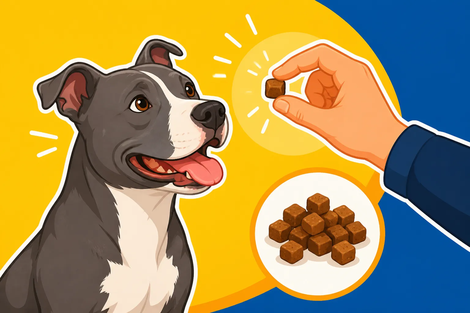 Treats Small Enough for Repeated Pit Bull Training