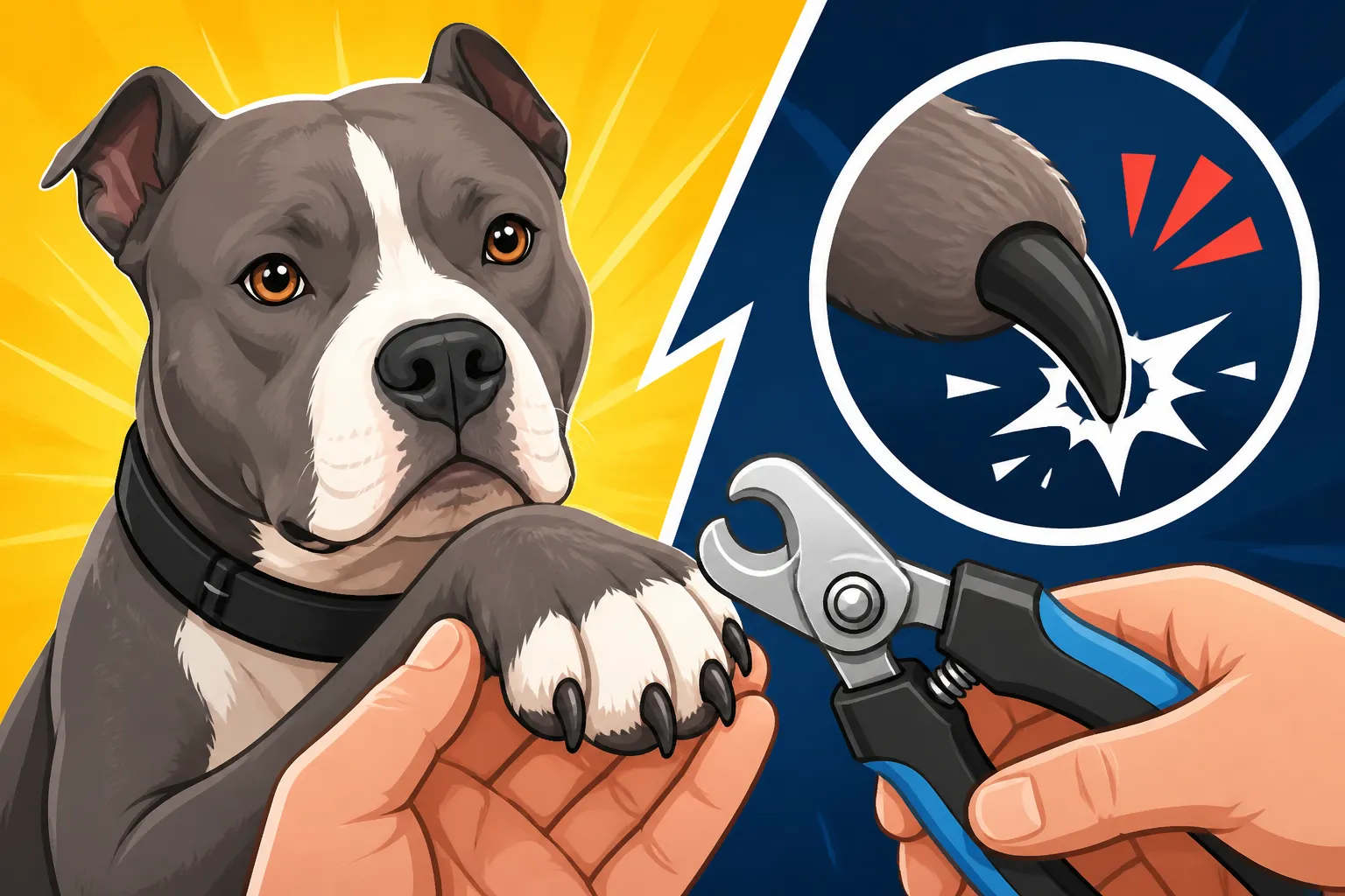 Cutting Pit Bull Nails That Resist Clippers