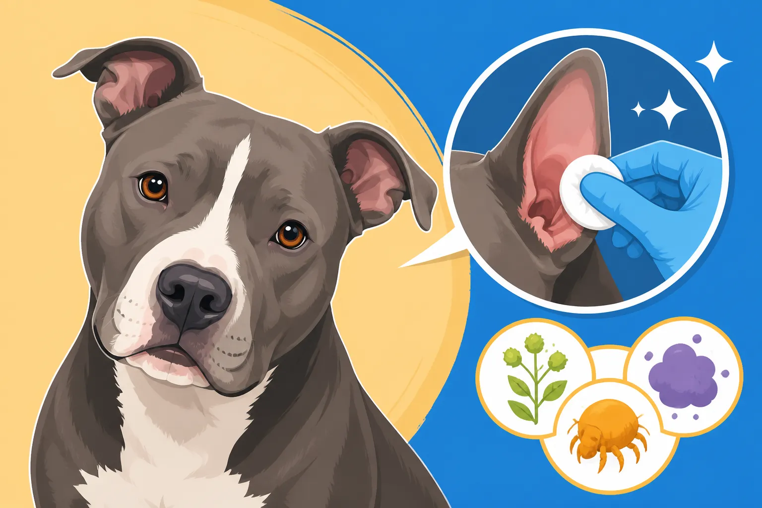 Ear Care in a Pit Bull With Allergies