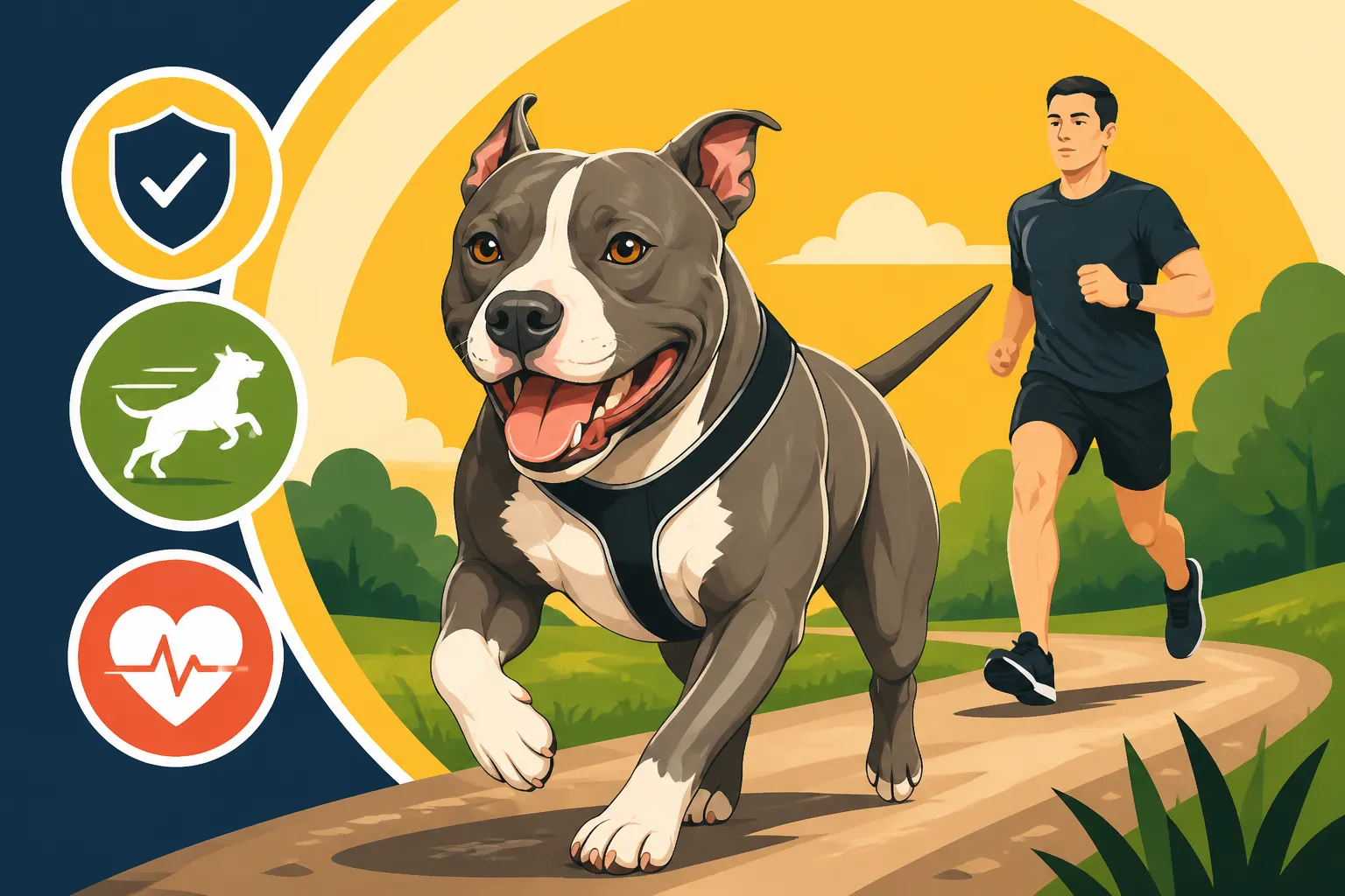 Building a Pit Bull's Stamina Safely