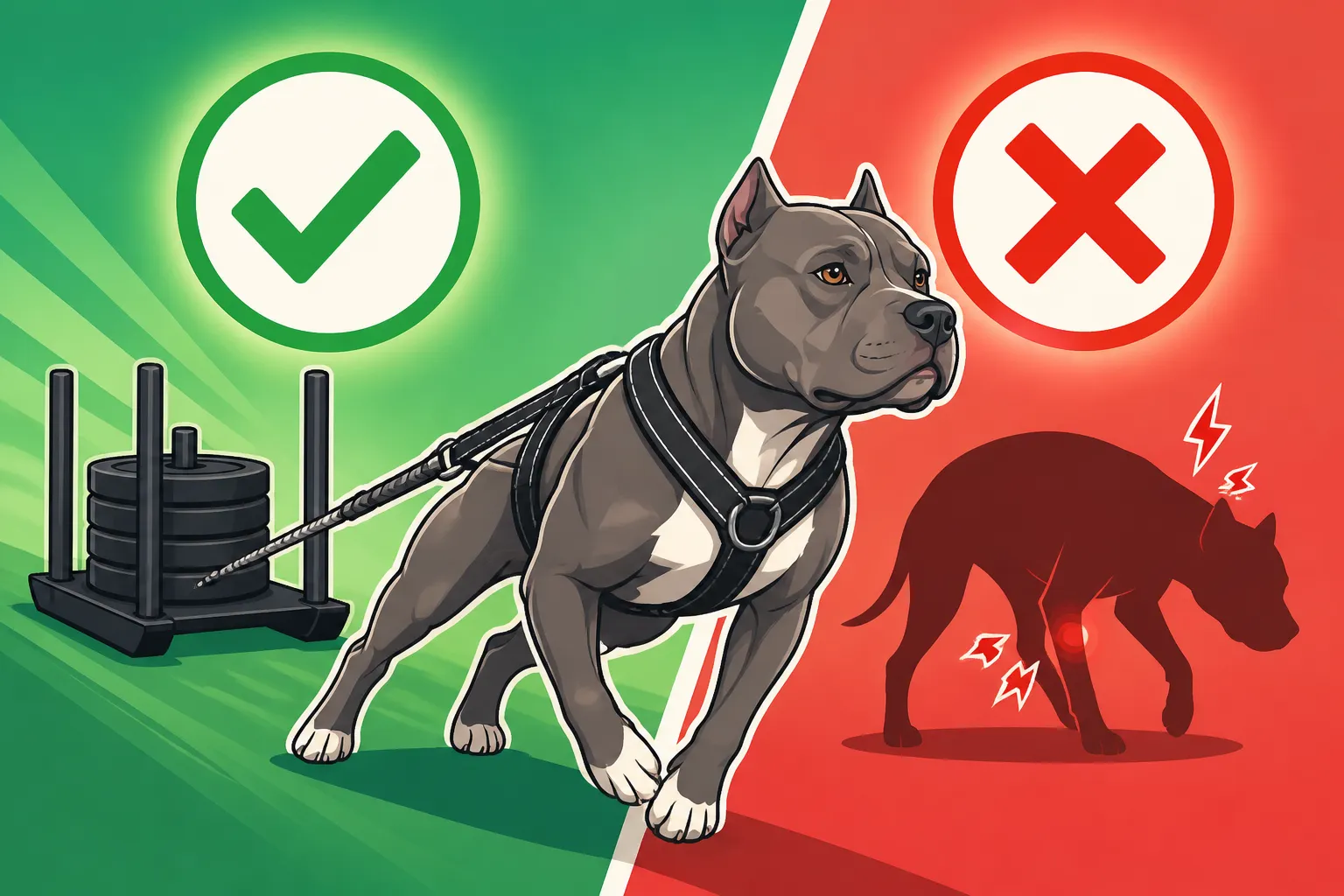 Whether Weight Pulling Is Safe for a Pit Bull