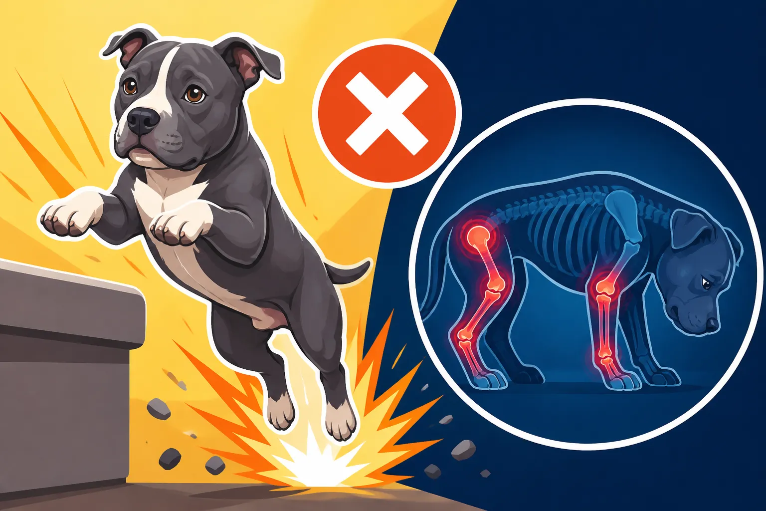 Why a Growing Pit Bull Should Not Jump Hard