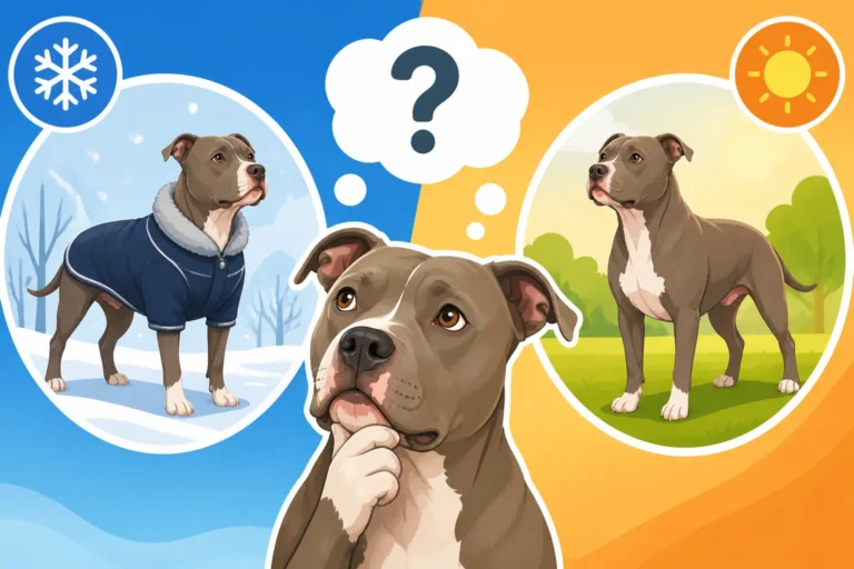 Whether a Short Coated Pit Bull Needs Clothing