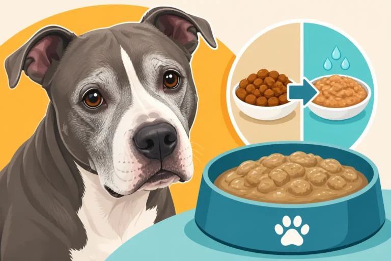 Softening Meals for an Old Pit Bull
