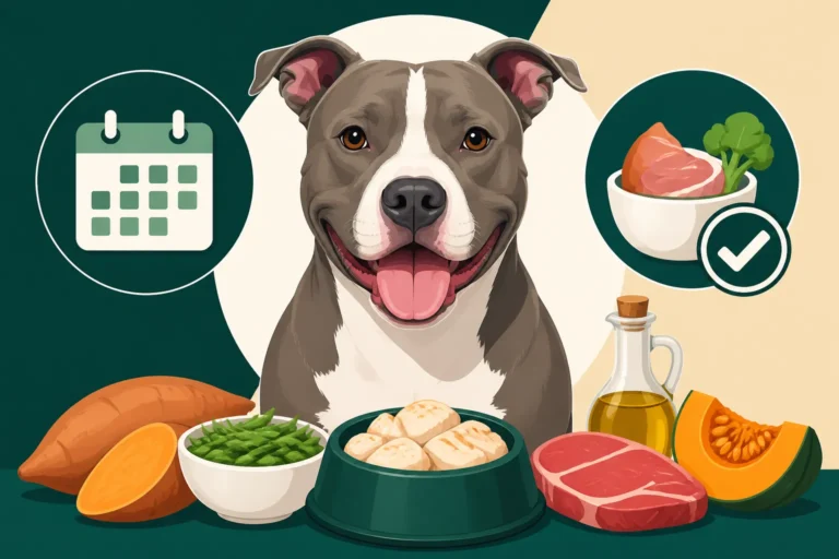 Monthly Food for a Pit Bull on a Limited Diet