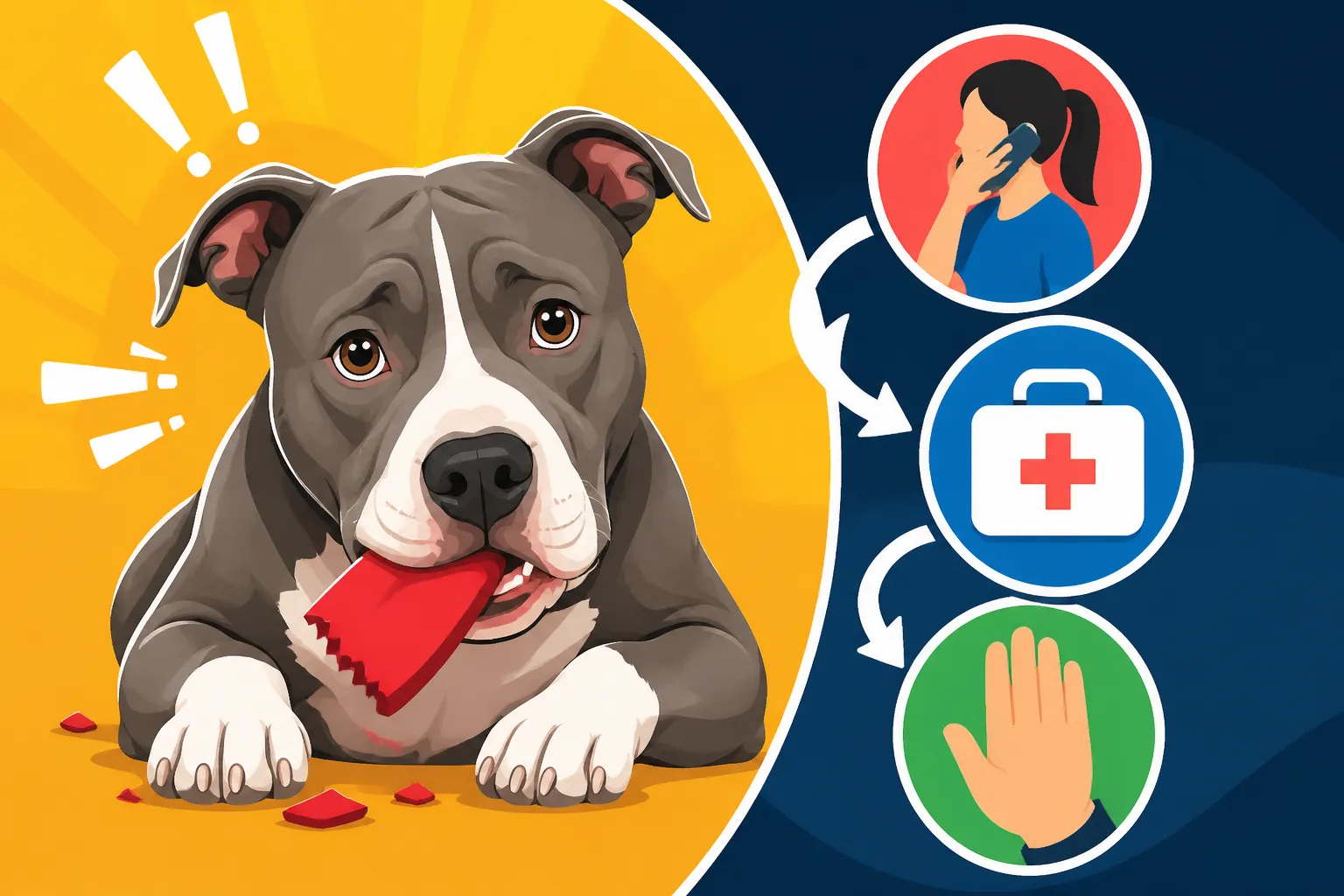 Emergency Steps After a Pit Bull Eats Something