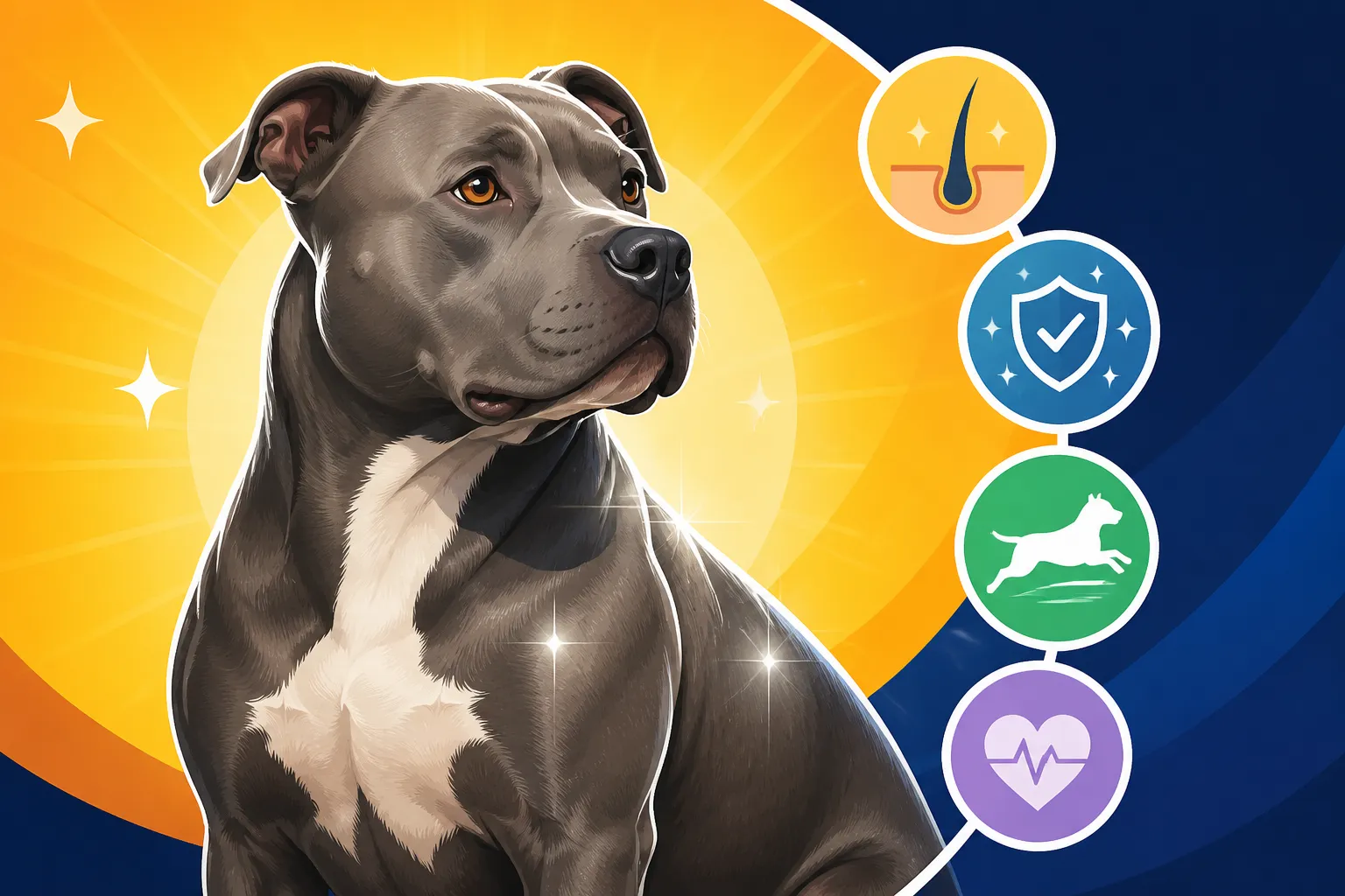 Pit Bull Coat Shine and What It Reflects