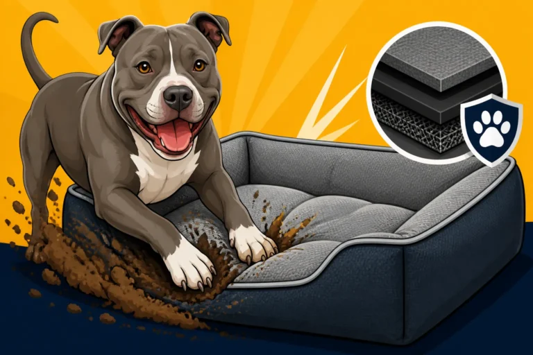 Pit Bull Bedding That Survives Digging