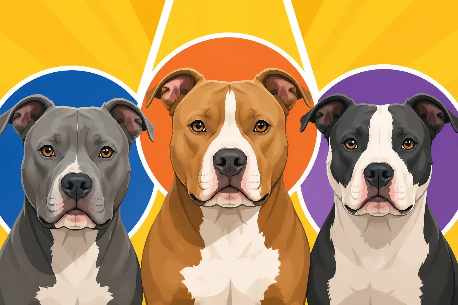 The Three Breeds People Call Pit Bulls