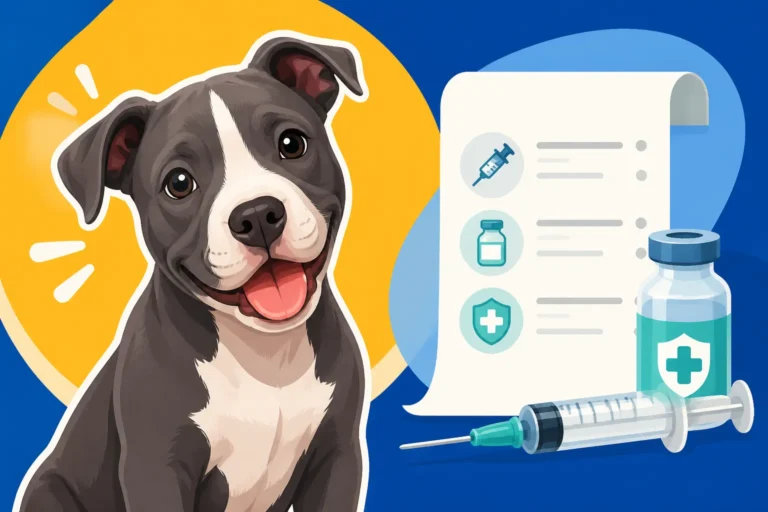 Vaccination Bills for a Pit Bull Puppy