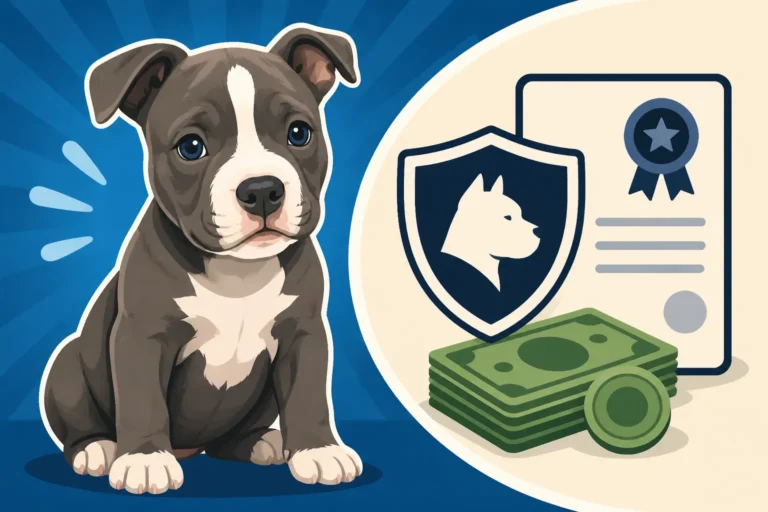 What a UKC Registered Pit Bull Puppy Costs