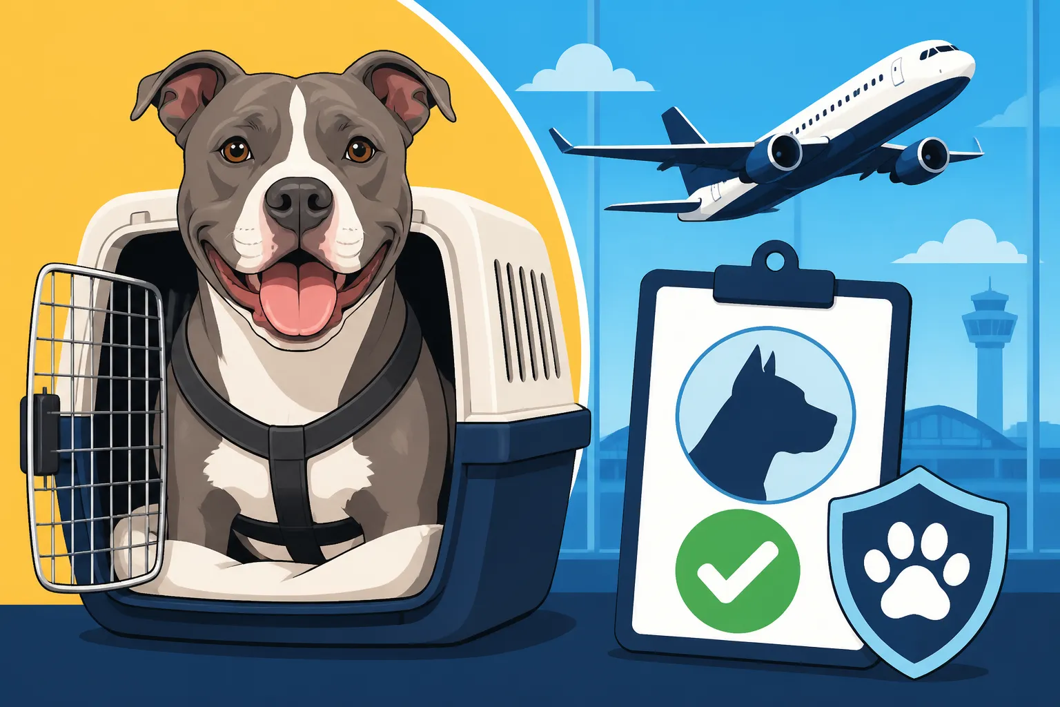 Flying With a Pit Bull and Airline Breed Rules