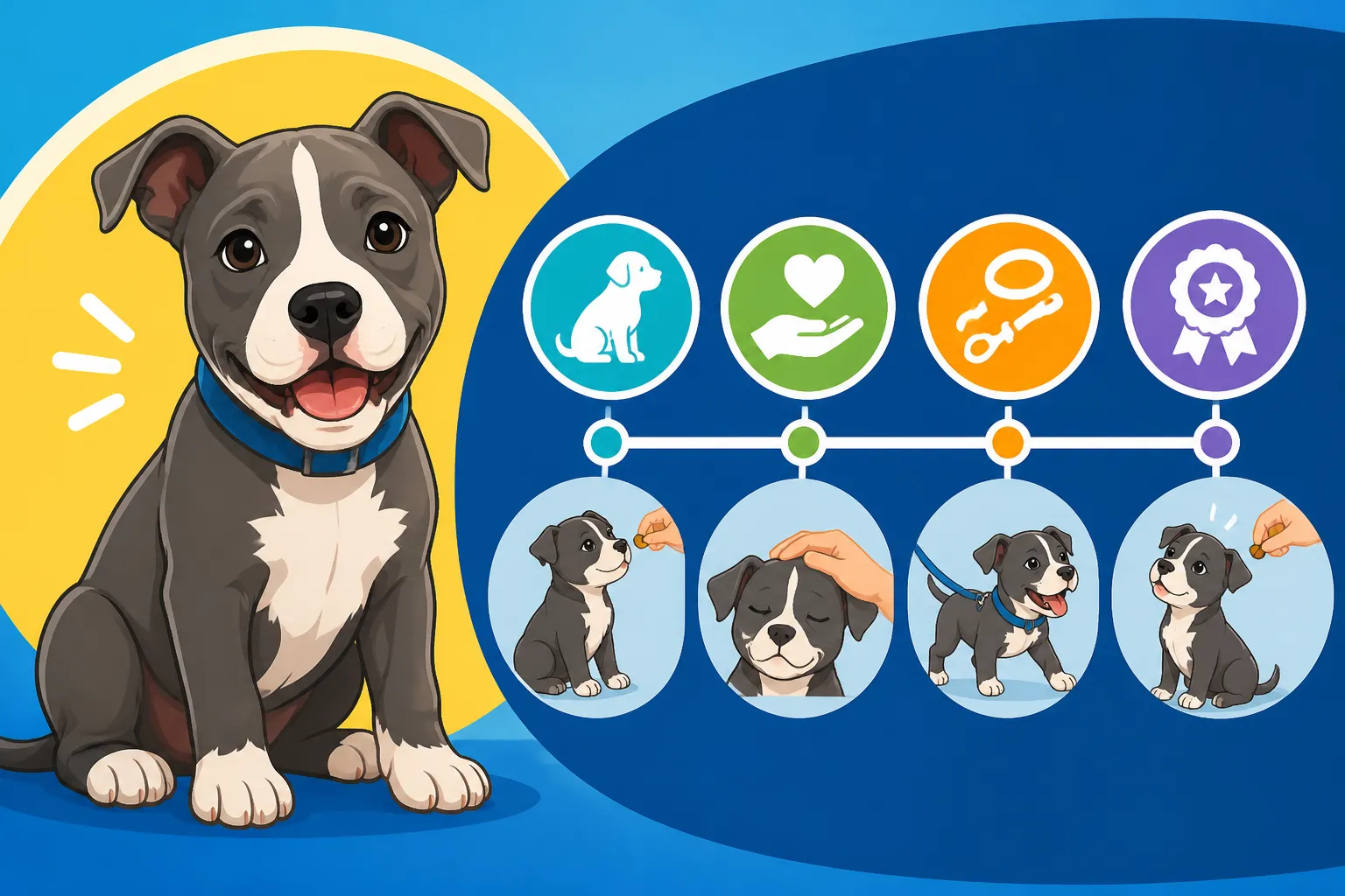 What to Teach a Pit Bull Puppy and When