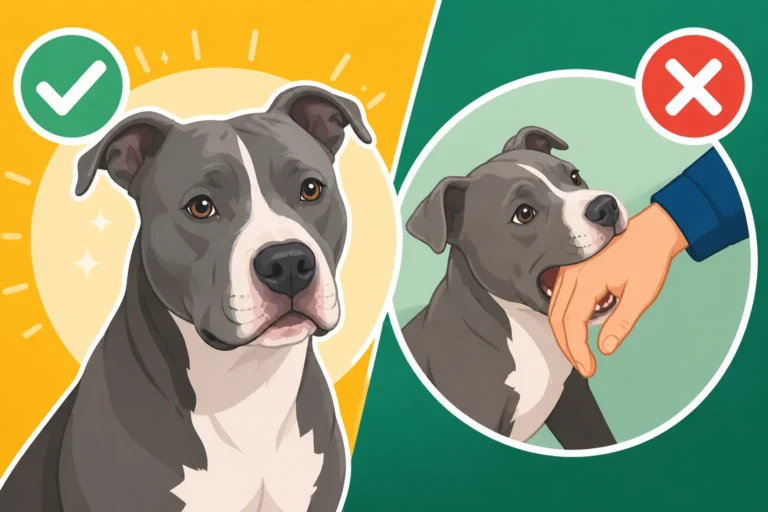 Pit Bull Bite Inhibition and Mouthing