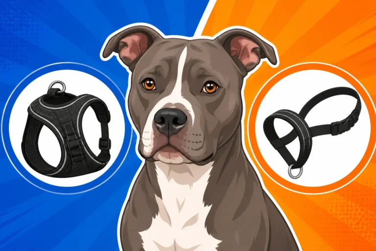 Harnesses and Head Halters for a Pit Bull