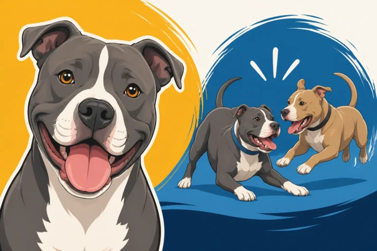 Pit Bull Play Style and Rough Games