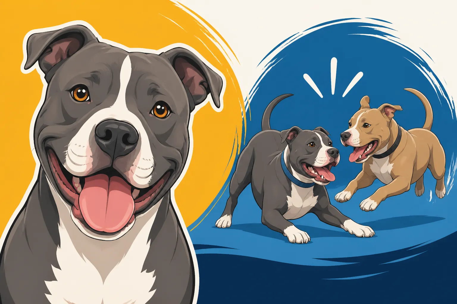 Pit Bull Play Style and Rough Games