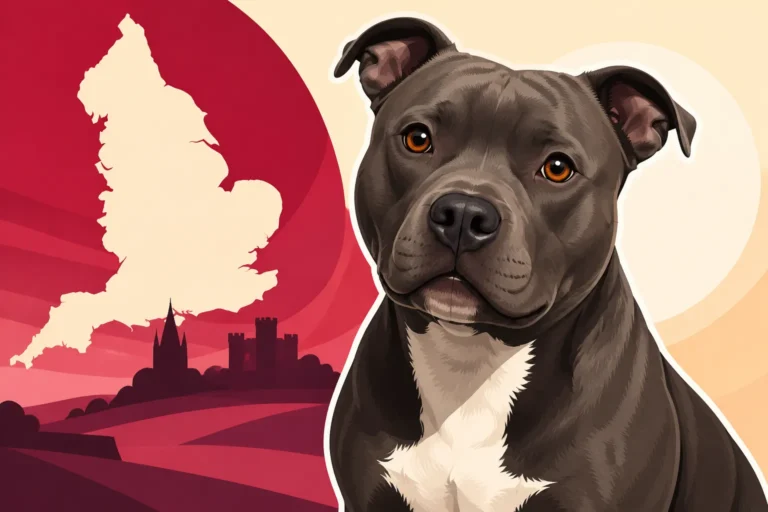 The Staffordshire Bull Terrier From England