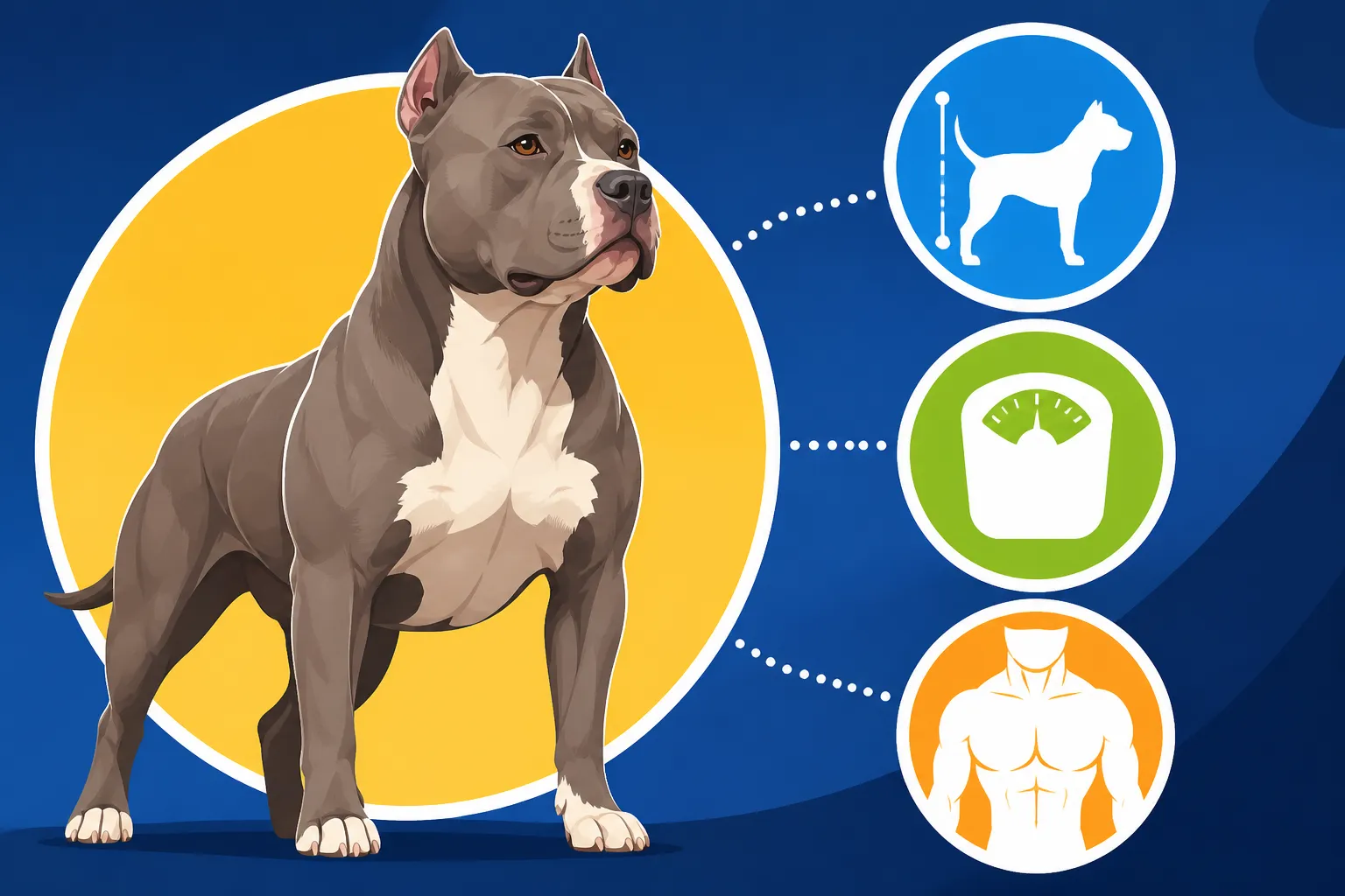 Pit Bull Height, Weight and Build