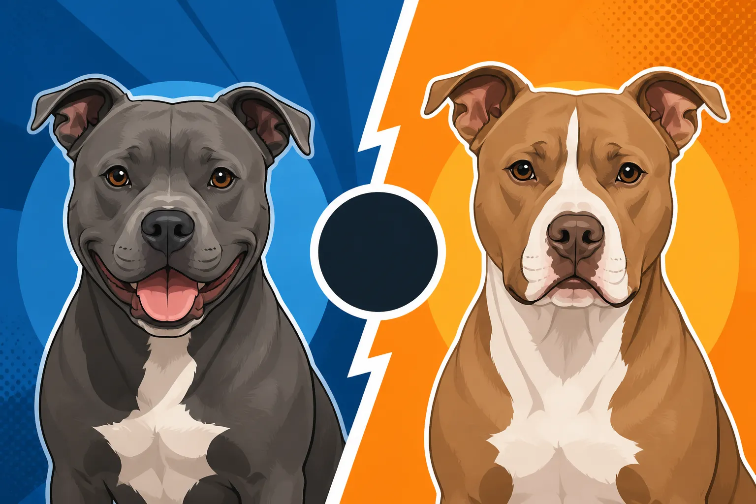 How the Staffie Differs From an American Pit Bull Terrier