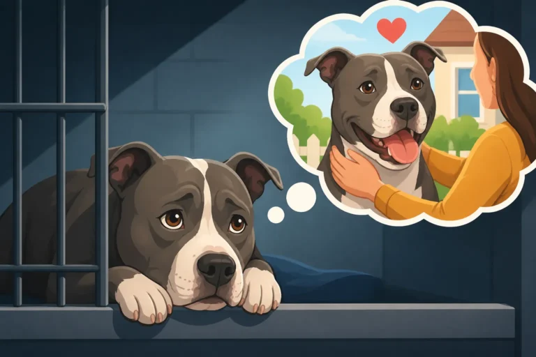How Long a Labelled Pit Bull Waits for Adoption