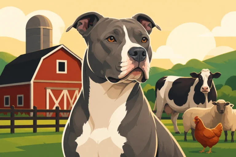 Pit Bull Type Dogs on American Farms