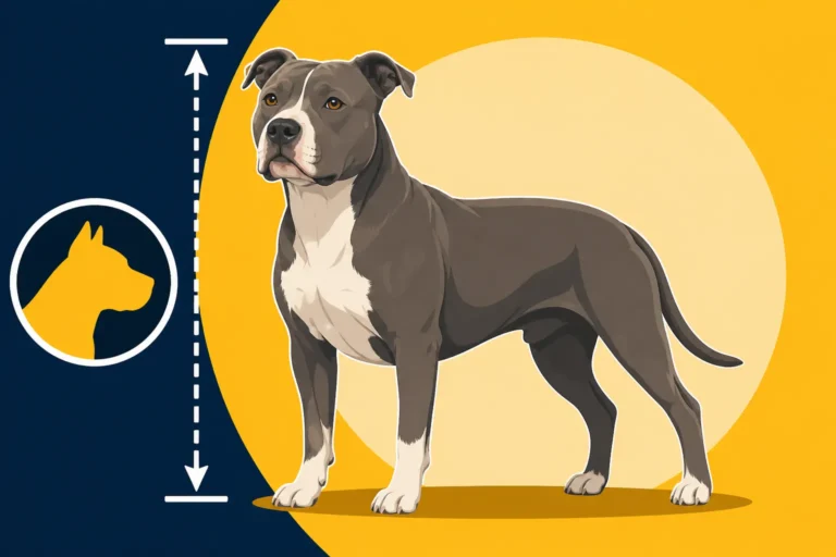 How Tall a Pit Bull Type Dog Stands
