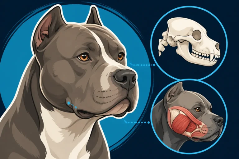 Pit Bull Head Shape and Jaw Structure