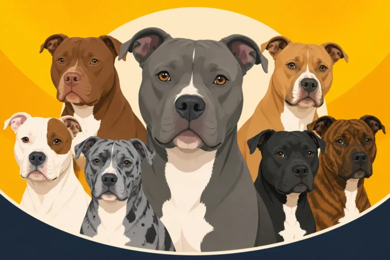 The Coat Colors a Pit Bull Type Dog Comes In