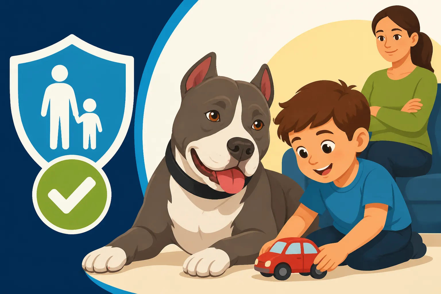 Supervision Rules for a Pit Bull and a Child